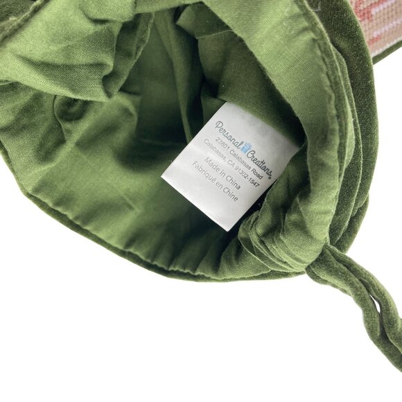 Christmas Stocking  Cross Stitch Angel w Gold Stars Mom Handmade - Picture 4 of 4